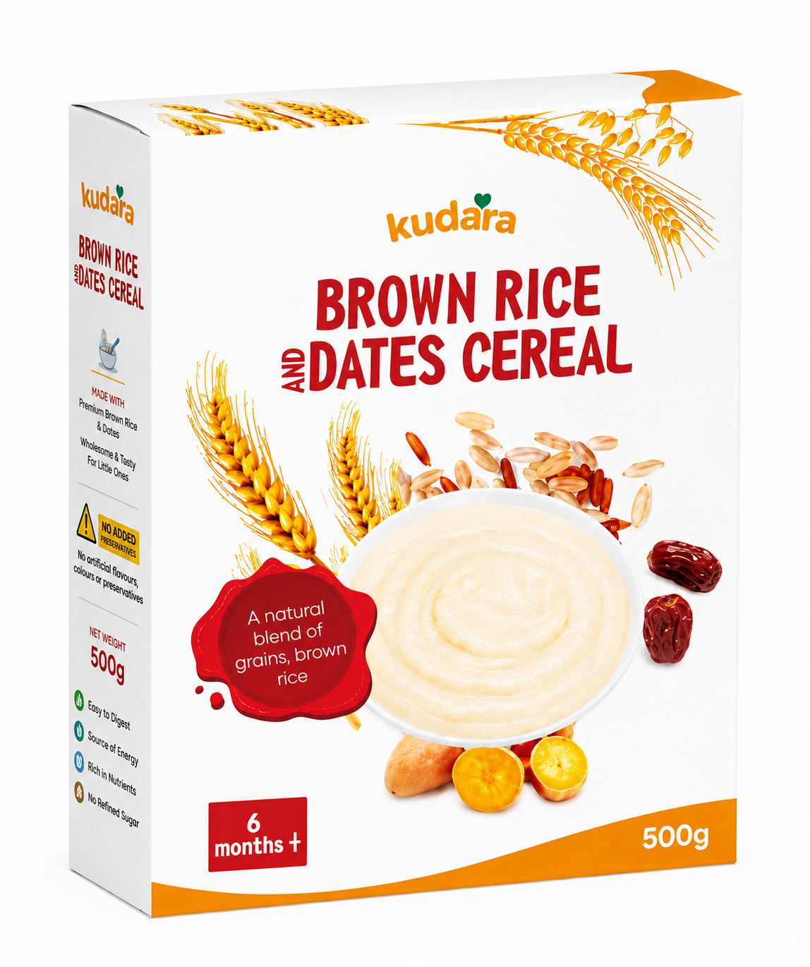 Kudara Brown Rice & Dates Cereal