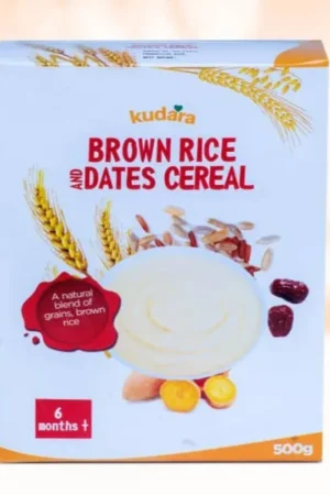 a photo of kudara brown rice cereal